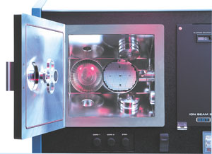 Ion Beam Sputter Deposition and Etching System chamber