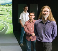 Sheldon Brown with members of his Experimental Game Lab