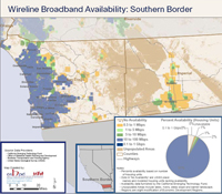 Broadband Task Force Map of Broadband Availability in San Diego County