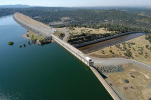 Oroville dam in California