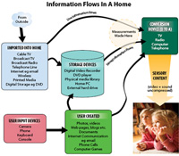 Information flows in the home