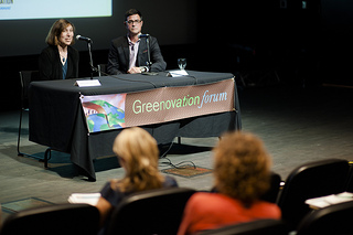 Lisa Levin and Dominique Rissolo discuss the deep sea during this month's Greenovation Forum at Calit2