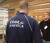 Attendees at Code Across America in San Diego