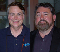 Larry Smarr (left) and Mark Anderson, co-chairs