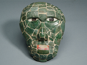 Maya mosaic mask