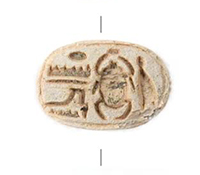 Detail of the scarab found at Khirbat Hamra Ifdan