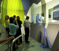 Designing a health care facility in a virtual reality environment
