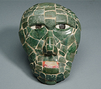 Maya mosaic mask