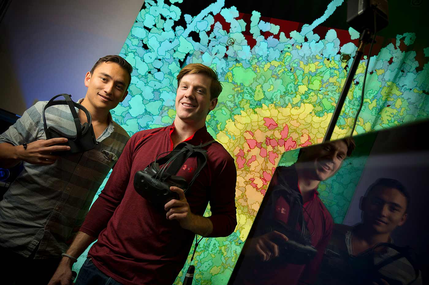 Nanome co-founders Steven McCloskey and Keita Funakawa