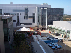 Calit2 building at UCSD under construction