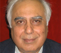 The Hon. Kapil Sibal, Indian Minister of Science and Technology