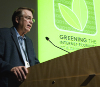 Larry Smarr address green IT conference
